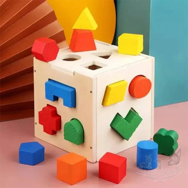 Shape sorting box